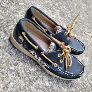 Sperry top-sider Leopard Print Boat Shoe SZ US 7